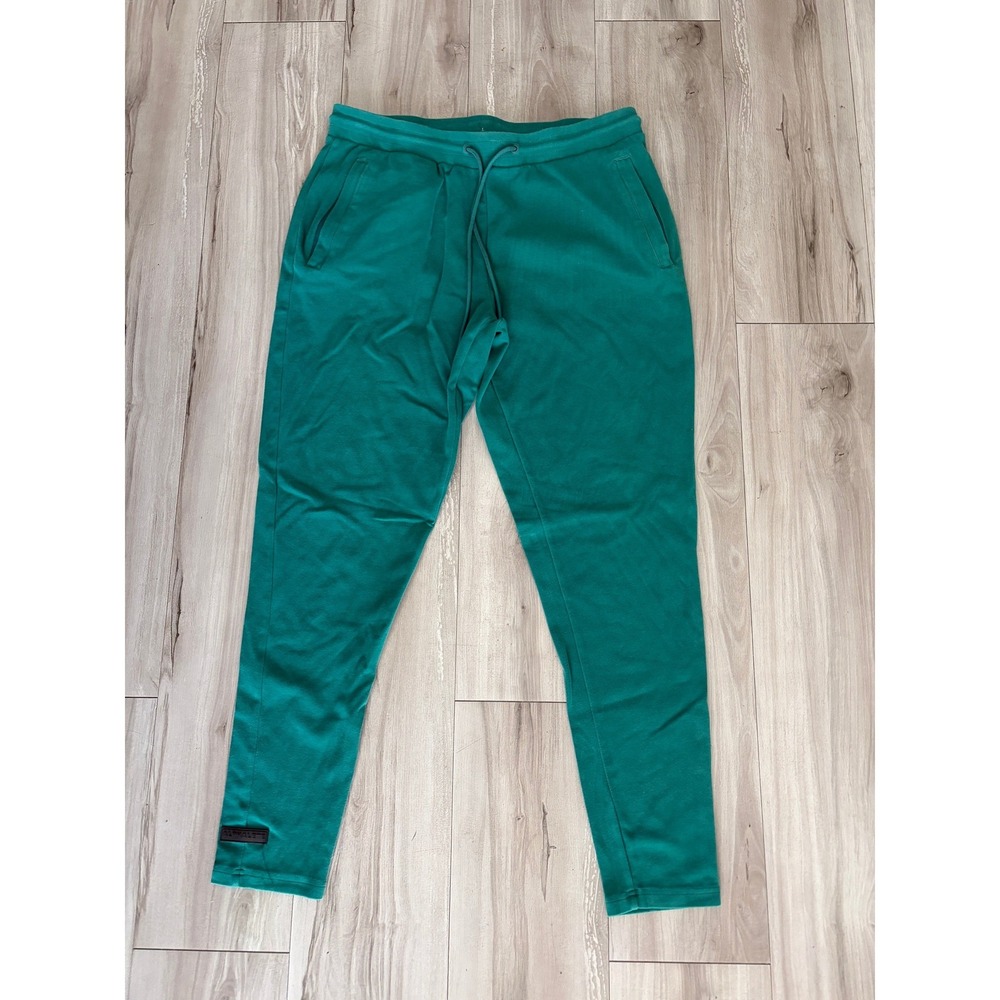 Alphalete Mens Premium Joggers Teal Green Tapered Sweatpants XL